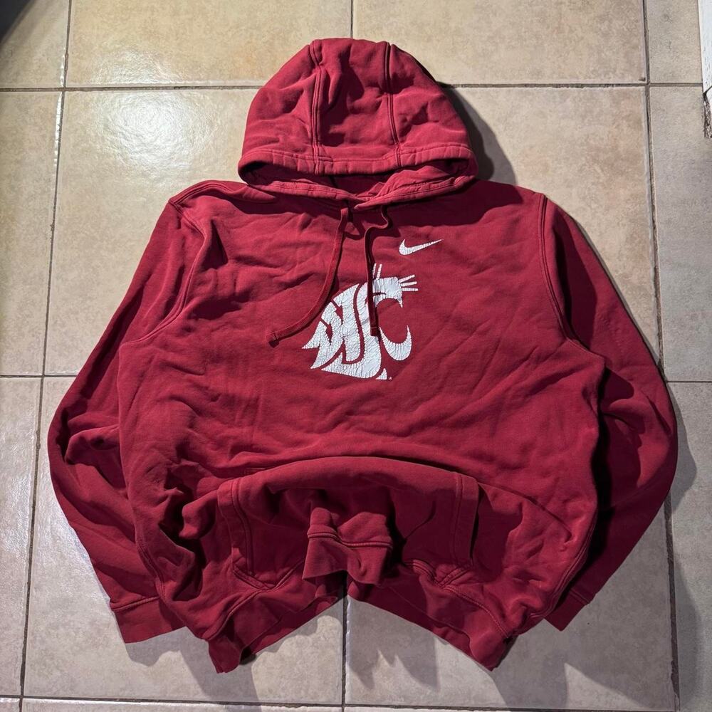 Vintage y2k nike washington state red hoodie Size 2XL in Mens